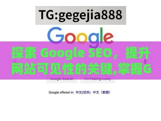 探索 Google SEO，提升网站可见性的关键,掌握Google SEO，提升网站排名的秘诀