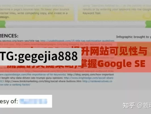 Google SEO，提升网站可见性与流量的关键策略,掌握Google SEO，提升网站排名