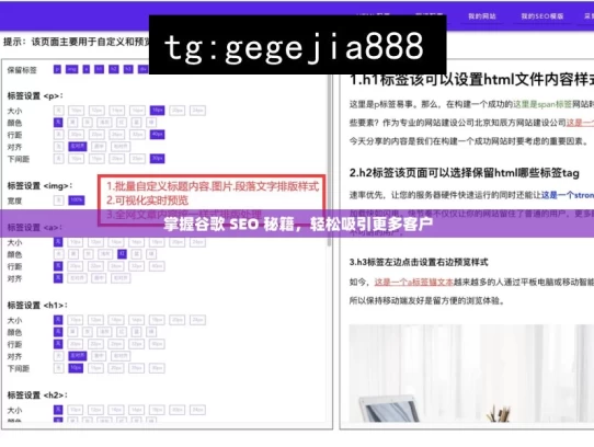 掌握谷歌 SEO 秘籍，轻松吸引更多客户，掌握谷歌 SEO 秘籍 轻松引客来