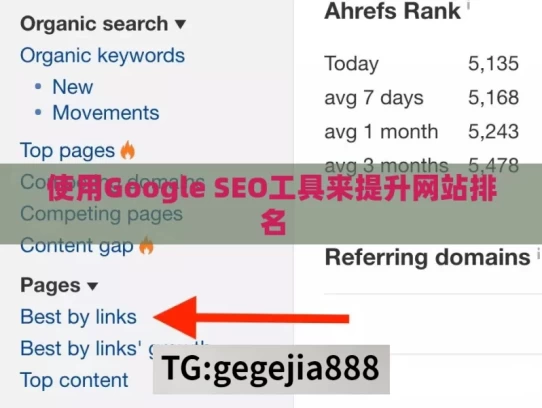 使用Google SEO工具来提升网站排名，借助 Google SEO 工具提网站排名