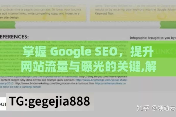 掌握 Google SEO，提升网站流量与曝光的关键,解锁Google SEO，提升在线可见性的关键策略